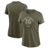 Women's 2025 Salute to Service Sideline T-Shirt - Cincinnati Bengals