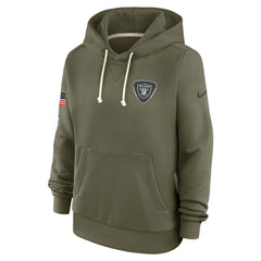 Women's 2025 Salute to Service Sideline Standard Issue Dri-FIT Hoodie - Las Vegas Raiders