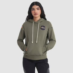 Women's 2025 Salute to Service Sideline Standard Issue Dri-FIT Hoodie - Baltimore Ravens