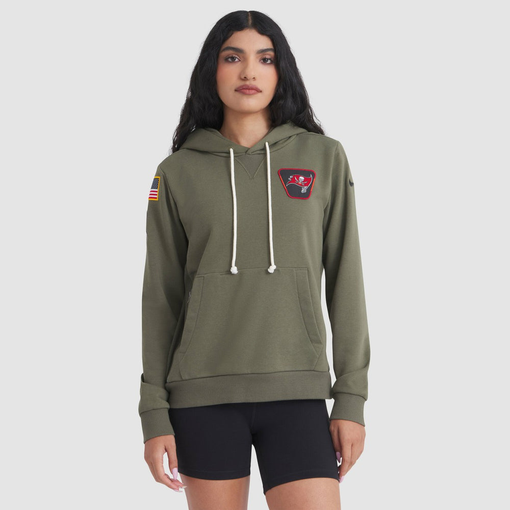 Women's 2025 Salute to Service Sideline Standard Issue Dri-FIT Hoodie - Tampa Bay Buccaneers