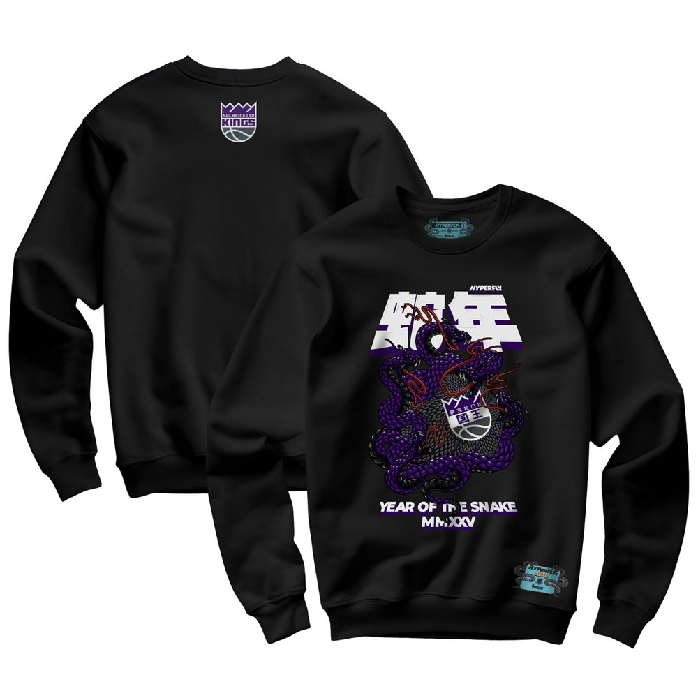 NBA Sacramento Kings NBALab x Hyperfly Unisex Year of the Snake Lunar New Year Collection Sweatshirt