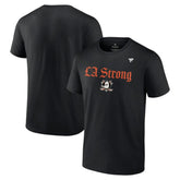 NHL Black Anaheim Ducks Fanatics Unisex LA Strong T-Shirt