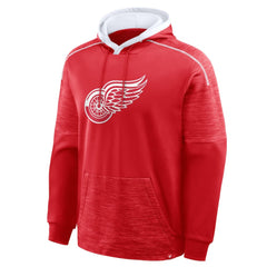 NHL Red Detroit Red Wings Fanatics Goaltender Defender Pullover Hoodie