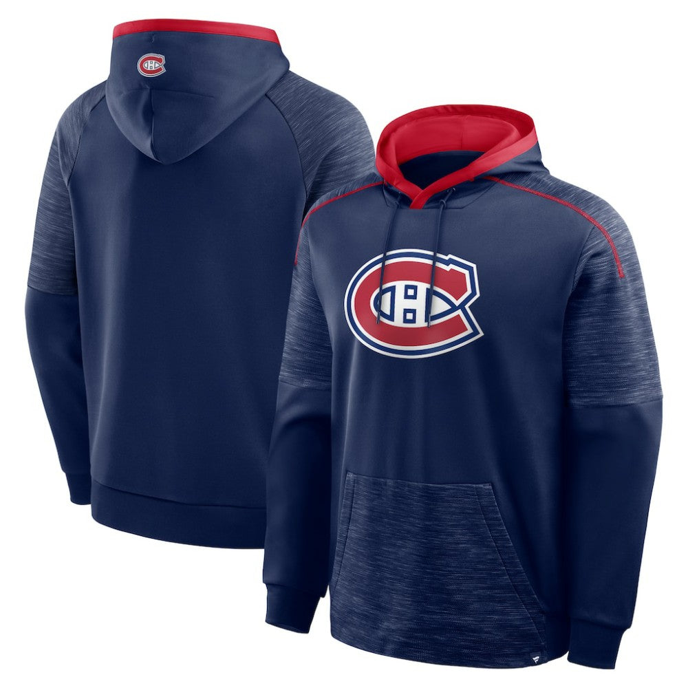 NHL Navy Montreal Canadiens Fanatics Goaltender Defender Pullover Hoodie
