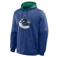 NHL Blue Vancouver Canucks Fanatics Goaltender Defender Pullover Hoodie