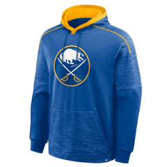 NHL Royal Buffalo Sabres Fanatics Goaltender Defender Pullover Hoodie