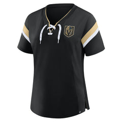 NHL Black Vegas Golden Knights Fanatics Women's Offside Athena T-Shirt