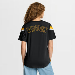 NHL Black Pittsburgh Penguins Fanatics Women's Offside Athena T-Shirt