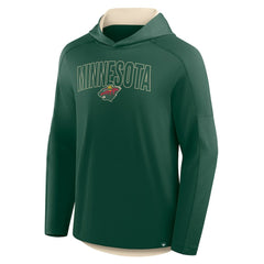 NHL Green Minnesota Wild Fanatics Penalty Shot Long Sleeve Hoodie T-Shirt