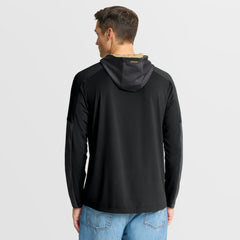 NHL Black Vegas Golden Knights Fanatics Penalty Shot Long Sleeve Hoodie T-Shirt