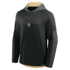 NHL Black Vegas Golden Knights Fanatics Penalty Shot Long Sleeve Hoodie T-Shirt