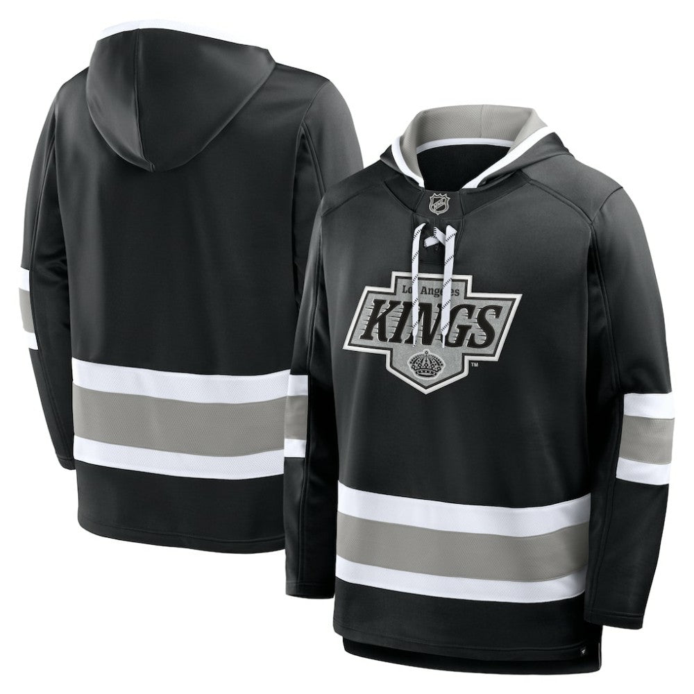 NHL Black Los Angeles Kings Fanatics Prime Time Fleece Hoodie