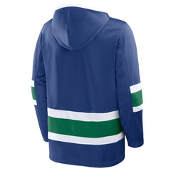 NHL Blue Vancouver Canucks Fanatics Prime Time Fleece Hoodie