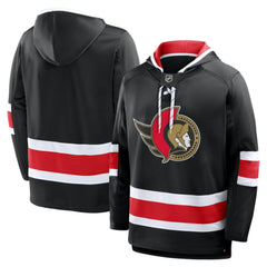 NHL Black Ottawa Senators Fanatics Prime Time Fleece Hoodie