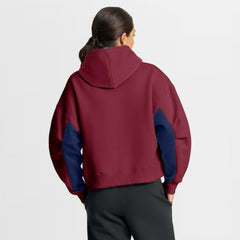 NHL Burgundy Colorado Avalanche Fanatics Women's Back Check Boxy Hoodie
