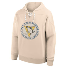 NHL Cream Pittsburgh Penguins Fanatics Vintage Hoodie