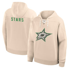 NHL Cream Dallas Stars Fanatics Vintage Hoodie