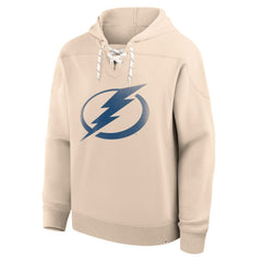 NHL Cream Tampa Bay Lightning Fanatics Vintage Hoodie