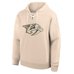 NHL Cream Nashville Predators Fanatics Vintage Hoodie