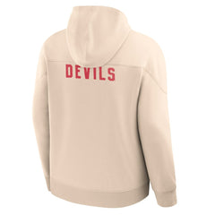 NHL Cream New Jersey Devils Fanatics Vintage Hoodie