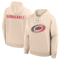 NHL Cream Carolina Hurricanes Fanatics Vintage Hoodie