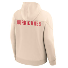 NHL Cream Carolina Hurricanes Fanatics Vintage Hoodie