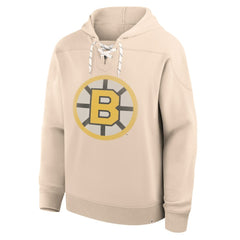 NHL Cream Boston Bruins Fanatics Vintage Hoodie