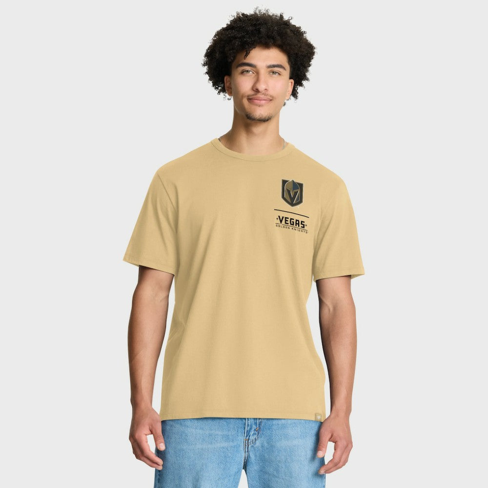 NHL Gold Vegas Golden Knights Fanatics Crash The Net Legacy T-Shirt