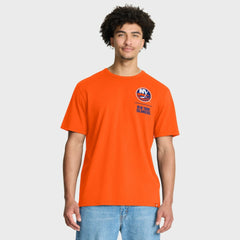 NHL Orange New York Islanders Fanatics Crash The Net Legacy T-Shirt