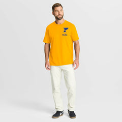 NHL Gold St. Louis Blues Fanatics Crash The Net Legacy T-Shirt