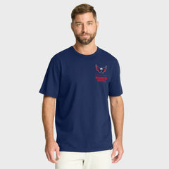 NHL Navy Washington Capitals Fanatics Crash The Net Legacy T-Shirt