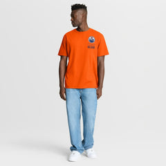 NHL Orange Edmonton Oilers Fanatics Crash The Net Legacy T-Shirt
