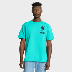 NHL Light Blue Seattle Kraken Fanatics Crash The Net Legacy T-Shirt