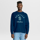 NHL Deep Sea Blue Seattle Kraken Fanatics Stickler Sweatshirt