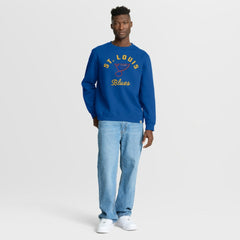 NHL Blue St. Louis Blues Fanatics Vintage Stickler Sweatshirt