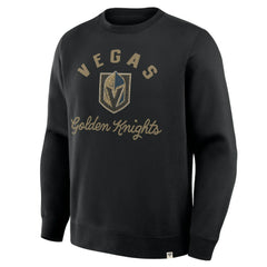 NHL Black Vegas Golden Knights Fanatics Stickler Sweatshirt
