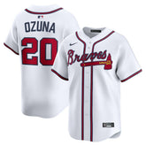 MLB Marcell Ozuna Atlanta Braves Nike Home Limited Player Jersey