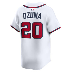 MLB Marcell Ozuna Atlanta Braves Nike Home Limited Player Jersey