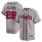 MLB Matt Olson Atlanta Braves Nike Road Limited Player Jersey