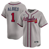MLB Ozzie Albies Atlanta Braves Nike Road Limited Player Jersey