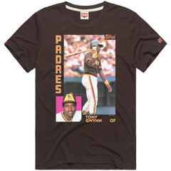 MLB Tony Gwynn San Diego Padres Homage 1984 Topps Baseball Card Player T-Shirt
