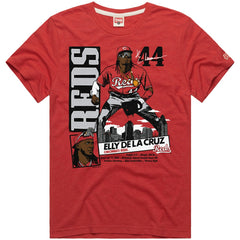 MLB Elly De La Cruz Cincinnati Reds Homage Graphic Player Tri-Blend T-Shirt