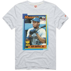 MLB Ken Griffey Jr. Seattle Mariners Homage 1990 Topps Baseball Card Player T-Shirt