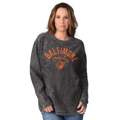 MLB Baltimore Orioles G-III 4Her by Carl Banks Women's Comfy Cord Pullover Sweatshirt