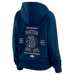 MLB Boston Red Sox WEAR by Erin Andrews Women's Vintage Full-Zip Raglan Hoodie