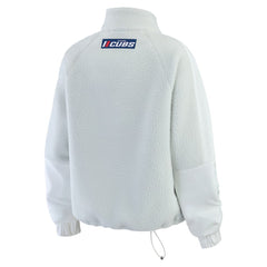 MLB Chicago Cubs WEAR by Erin Andrews Women's Polar Fleece Quarter-Zip Jacket