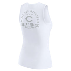 MLB Cincinnati Reds WEAR by Erin Andrews Women's Rib-Knit Henley Tank Top