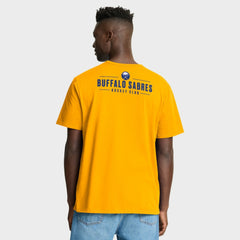 NHL Gold Buffalo Sabres Fanatics Crash The Net Legacy T-Shirt
