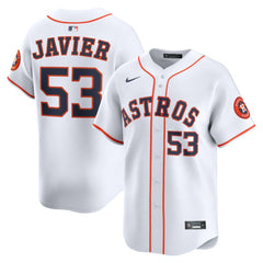 MLB Cristian Javier Houston Astros Nike Home Limited Player Jersey