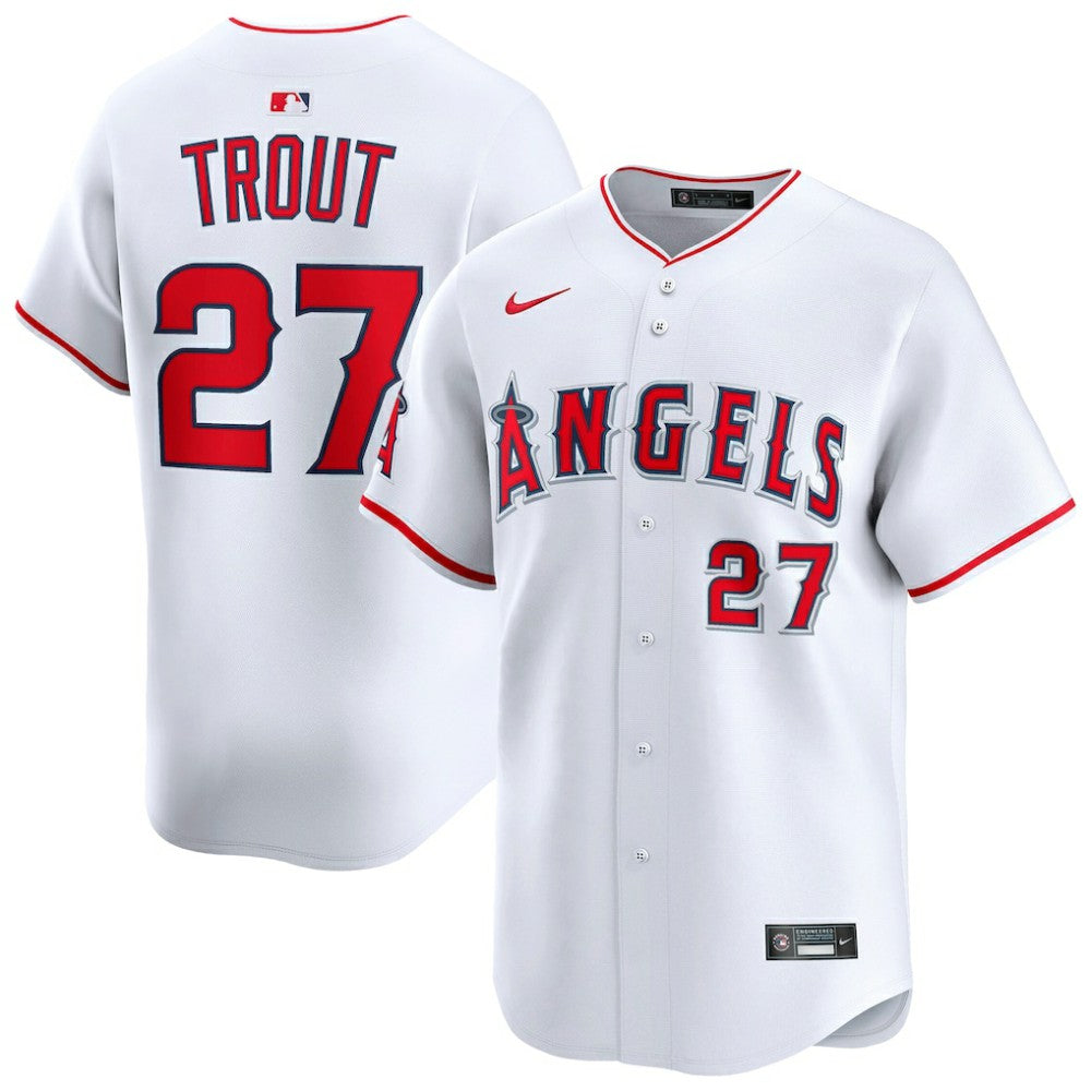 MLB Mike Trout Los Angeles Angels Nike Home Limited Player Jersey